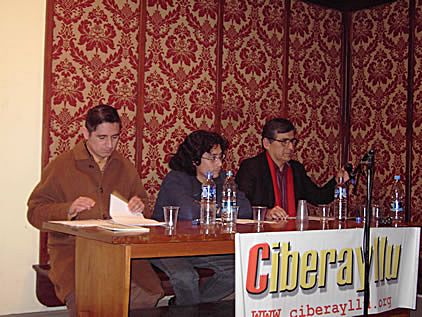 Frido Mart�n, Gabriel Rimachi y Alberto Mosquera