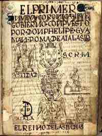 Primera p&aacute;gina del manuscrito, Biblioteca Real de Dinamarca